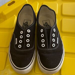 Vans Black Canvas Sneakers Woman’s size 6, Men’s 4.5